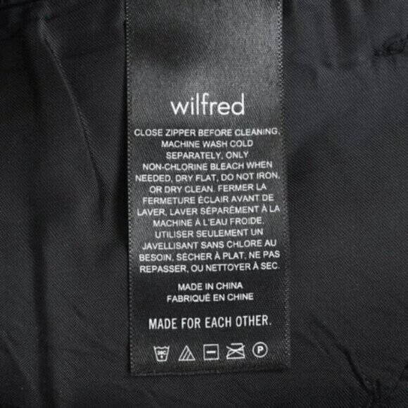 Aritzia  Wildred The Melina Cropped Pant Vegan Leather Black Size 0 - Picture 8 of 12